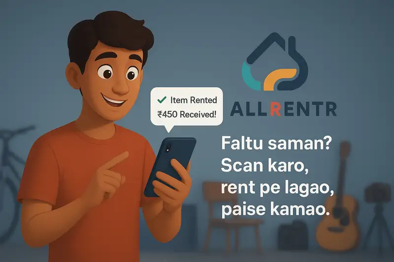 Rent Anything Near You | P2P Rental Marketplace India - AllRentr
